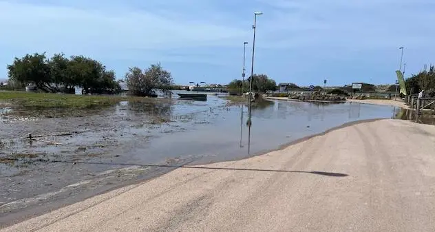 Scatta l’allerta a Valledoria: esonda alla foce il fiume Coghinas