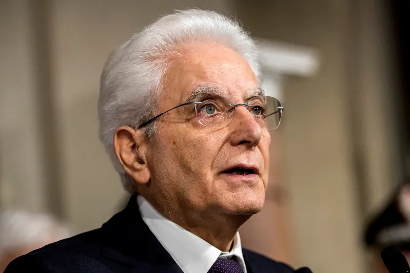 Foto Roberto Monaldo / LaPresse\\n27-05-2018 Roma \\nPolitica\\nQuirinale - Dichiarazioni del Presidente della Repubblica Sergio Mattarella \\nNella foto Sergio Mattarella\\n\\nPhoto Roberto Monaldo / LaPresse\\n27-05-2018 Rome (Italy)\\nQuirinale palace - Statement by the President of Italian Republic Sergio Mattarella\\nIn the photo Sergio Mattarella