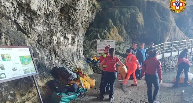 Dorgali. Malore in grotta, speleologo recuperato da soccorso alpino