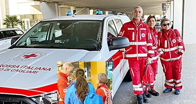 Coronavirus, all’aeroporto “Mario Mameli” scende in campo anche la Croce Rossa Italiana