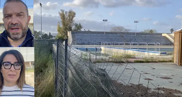 Alghero. Esposito e Sartore: “Piscina comunale abbandonata e lavori bloccati”. IL VIDEO