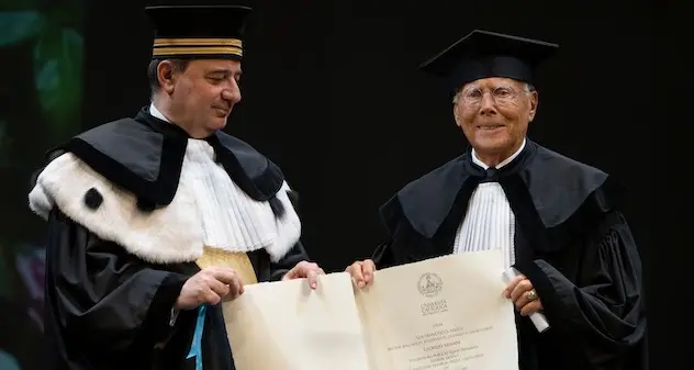 A Piacenza la laurea honoris causa dell’Università Cattolica a Giorgio Armani