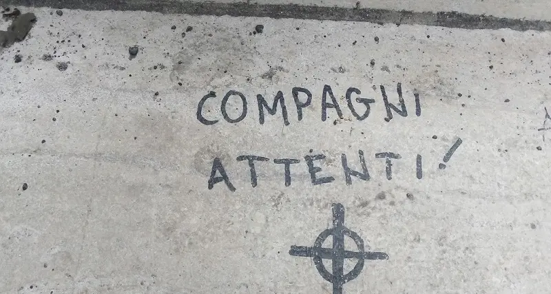 Cagliari, scritte naziste in via San Saturnino: la denuncia di Valerio Piga