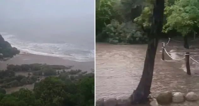 Maltempo. Cancellata Cala Luna e case allagate a Dorgali