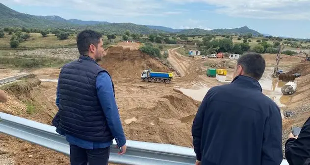 Maltempo. Sopralluogo dell’assessore Saiu al ponte di Oloè e alla foce del Cedrino