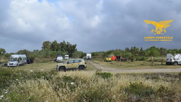 Lotta al campeggio abusivo: conclusa la prima fase di controlli nel sud Sardegna