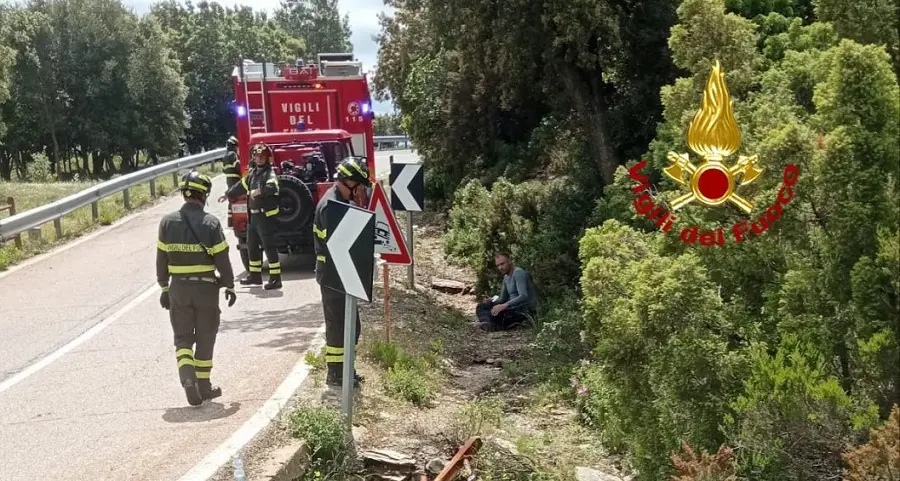 Moto fuori strada a Ussassai, un ferito