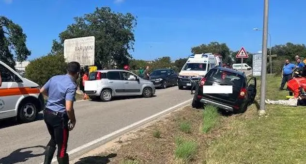 Tortolì. Scontro tra due auto: in corso rilievi e soccorsi per le conducenti
