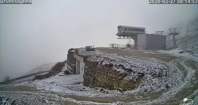 Maltempo. Torna la neve sul Gennargentu