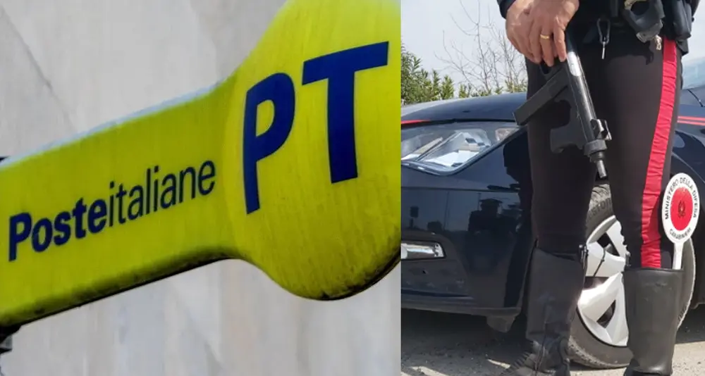 Rapinatore in azione alle Poste di Vaccileddi, bottino 90mila euro