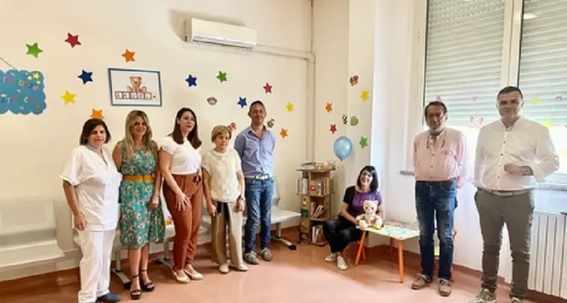 Diabetologia di Olbia accoglie i piccoli pazienti con un restyling della sala d'attesa