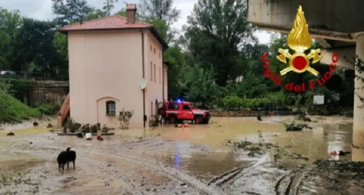 Nubifragio ad Assisi. Vigili del fuoco: \"Bomba d'acqua improvvisa\"