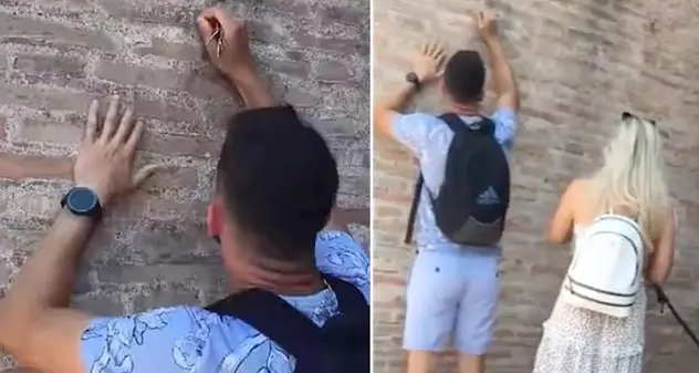 Sfregio al Colosseo, possibile processo per il turista inglese