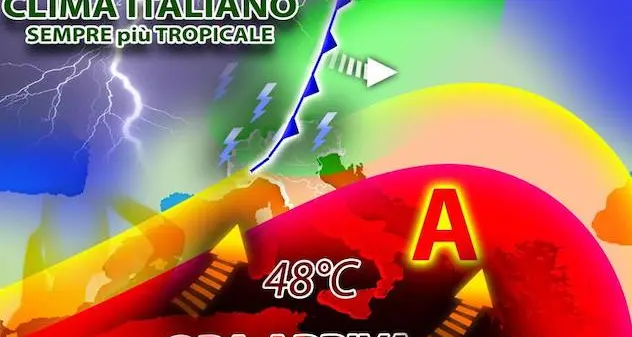 Caldo record e nubifragi, in Italia il clima è sempre più tropicale