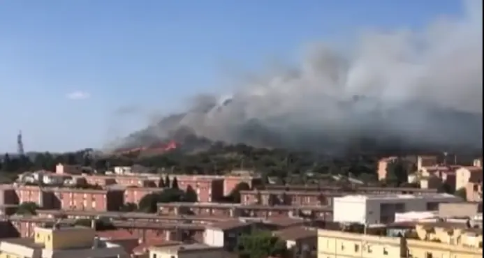 Incendio sul colle di San Michele. Truzzu: \"Se doloso, pene esemplari\"