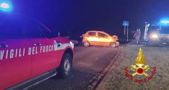 Incidente al bivio di Ollastra: soccorso un 65enne