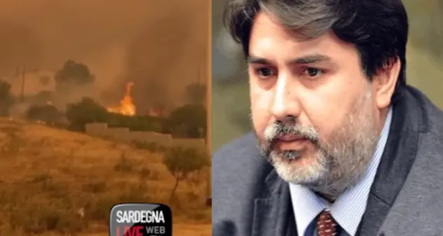 Allarme incendi, Solinas condanna i colpevoli e manifesta vicinanza alle popolazioni colpite