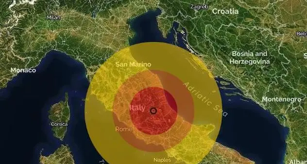 La terra torna a tremare: poco fa scossa di terremoto a L’Aquila