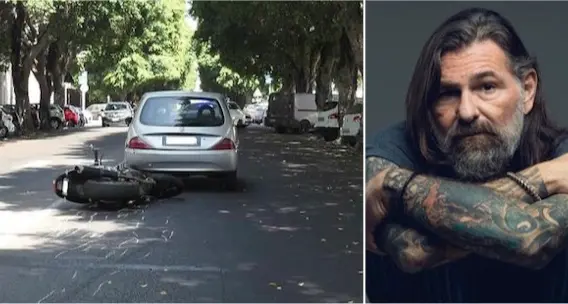 Cagliari. Scontro tra moto e auto in viale Trieste, grave il cantante Joe Perrino