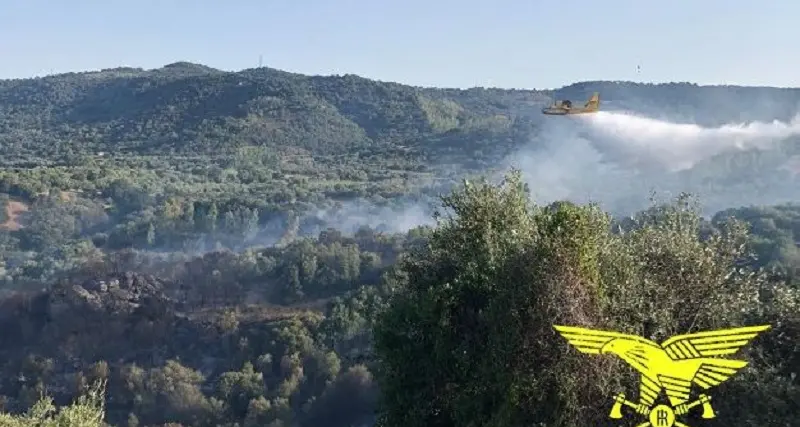 Sardegna in fiamme: oggi 17 incendi, Canadair vola a Bari Sardo