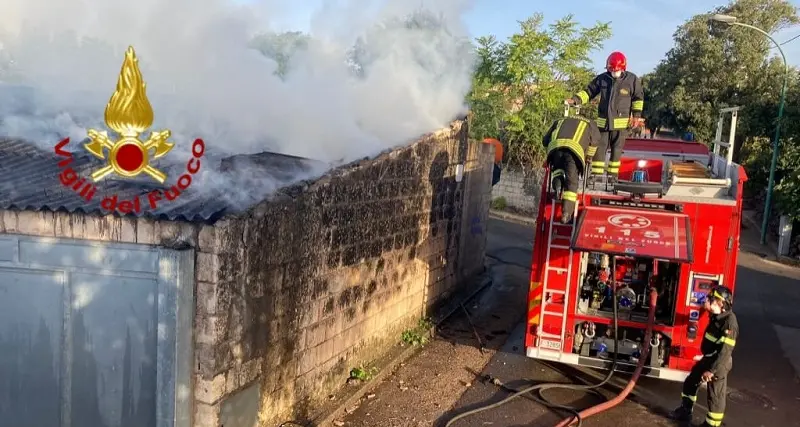 Seneghe: in fiamme un pagliaio, danneggiata la struttura