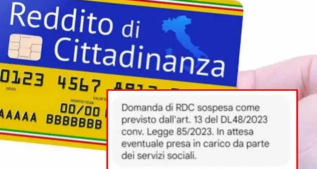 Stop al Reddito di cittadinanza: in arrivo oltre 32mila messaggi dall'Inps