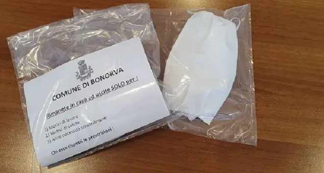 Mascherine “Made in Bonorva”, da oggi la distribuzione in paese