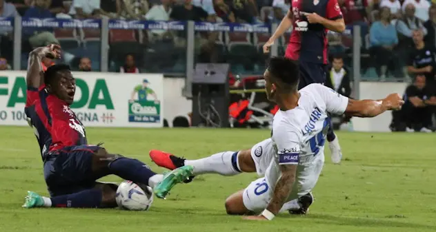 Cagliari-Inter 0-2, basta un tempo alla banda Inzaghi