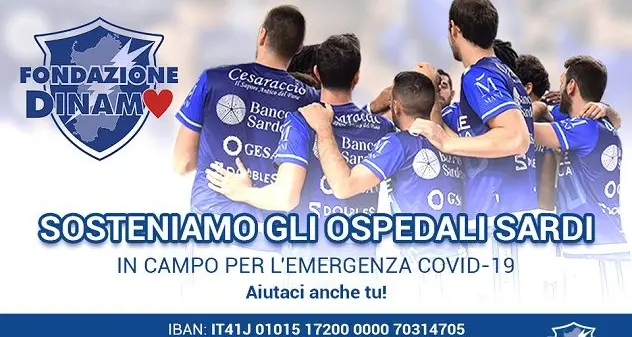 Dinamo Banco di Sardegna. In otto giorni raccolti oltre 425mila euro per gli ospedali sardi
