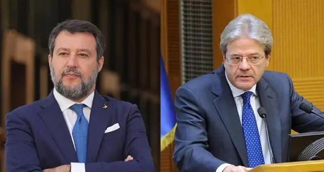 Salvini contro Gentiloni: \"Ho impressione che commissario Italia giochi con altra maglia\"