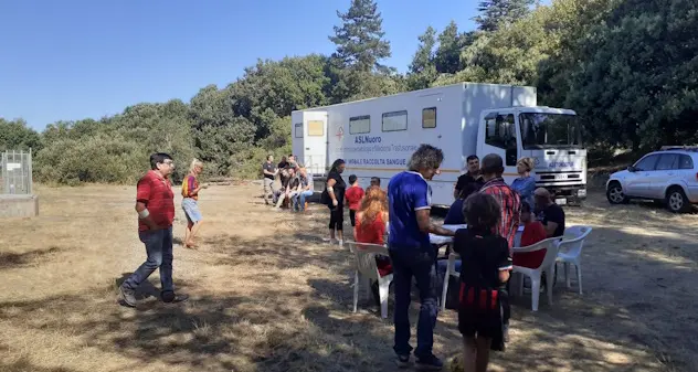 Bultei, raccolte 51 preziose sacche di sangue tra il verde della montagna