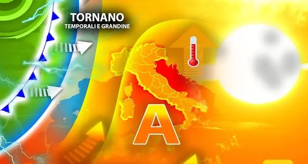 Il caldo ha i giorni contati, tornano grandine e temporali