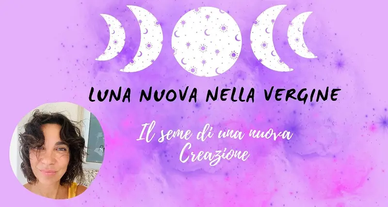 Luna nuova nella Vergine