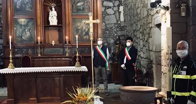 Lunissanti. I Sindaci di Tergu e Castelsardo accolgono l’arrivo dei Misteri