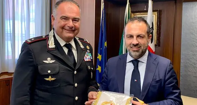 Visita ufficiale del Generale di Brigata Stefano Iasson in Consiglio regionale