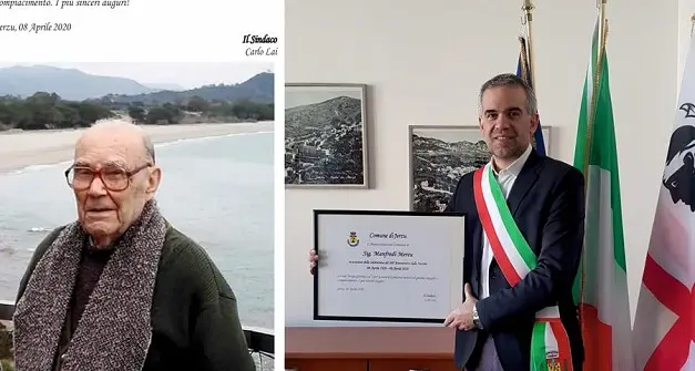 Jerzu festeggia i cento anni del maestro Manfredi Mereu
