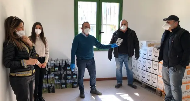 A Torangius un deposito per la raccolta di generi alimentari e beni di prima necessità