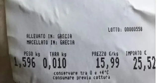 Etichetta di agnello Igp distorta in un supermercato, la segnalazione di Contas