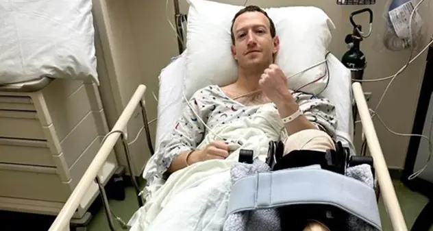 Mark Zuckerberg in ospedale, operato per un infortunio: cosa è successo