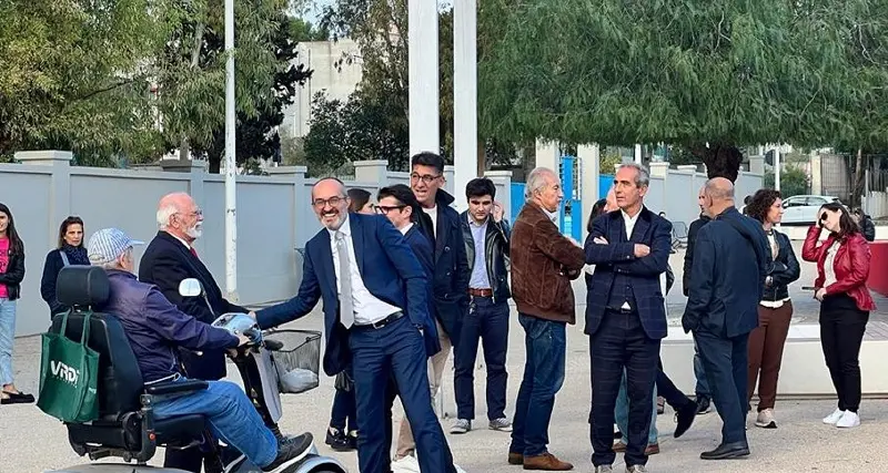 Inaugurata a Pirri la nuova Piazza delle Aquile