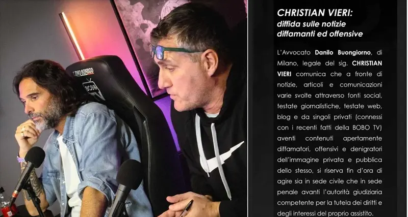 Bobo tv, Vieri contro Adani e Cassano in tribunale?