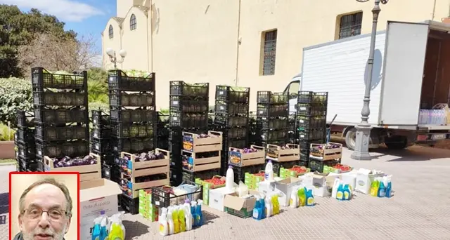 Il grande cuore delle attività produttive sarde, Stefano Delunas: “Tanto cibo per le famiglie quartesi bisognose”