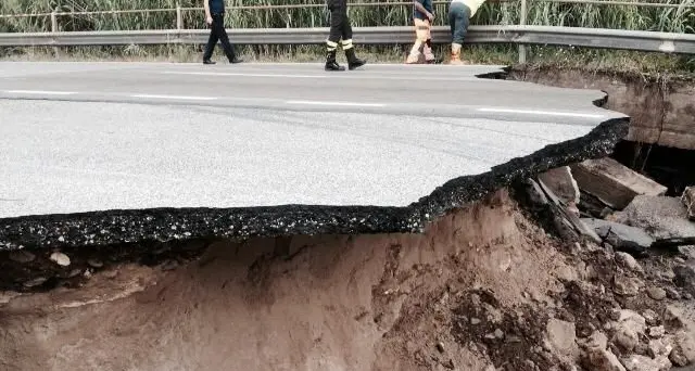 Nubifragio a Sorso. Chiusa la provinciale 81 che collega Porto Torres, Sassari e Sorso