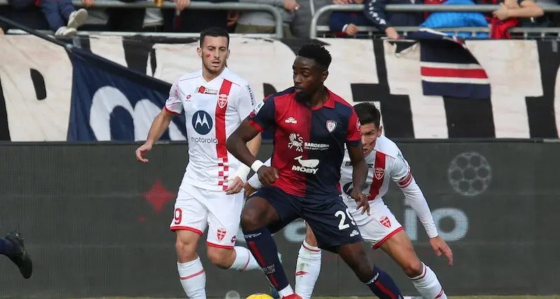 Cagliari-Monza 1-1, Dossena illude, Maric riporta sulla terra i rossoblù