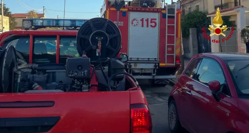 Villamar: incendio in un appartamento, forse a causa di una stufa a gas