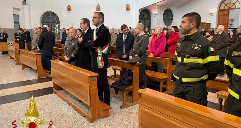 Nuoro. Celebrazioni in onore di Santa Barbara, protettrice dei Vigili del Fuoco