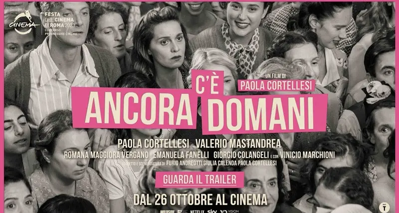 C'è ancora domani di Paola Cortellesi sempre primo al box office