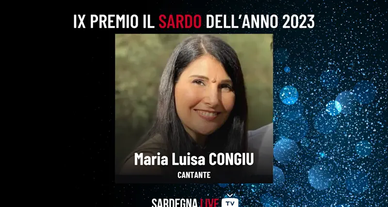 Premio Sardo dell'anno 2023: la candidata Maria Luisa Congiu