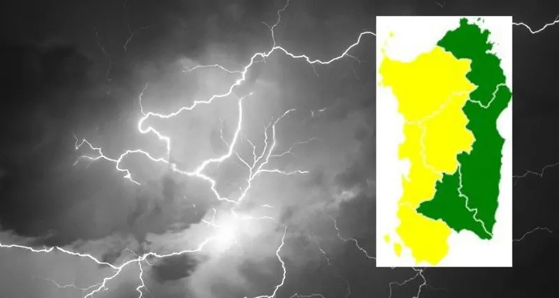 Maltempo, piogge e temporali in Sardegna: diramata allerta meteo