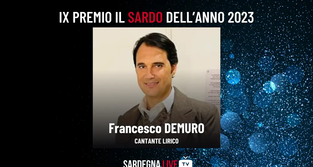 Premio Sardo dell'anno 2023: il candidato Francesco Demuro